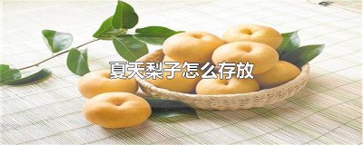 ​梨子怎么储存可以放到冬天吃 梨子怎么保鲜到冬季