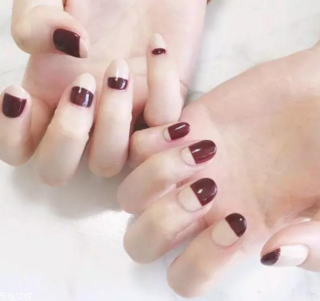 5种性感酒红美甲款式 最经典的显手白颜色 5种性感酒红美甲款式 最经典的显手白颜色