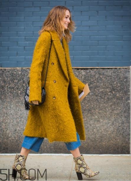 毛呢大衣配阔腿裤好看吗？毛呢大衣搭配阔腿裤图片