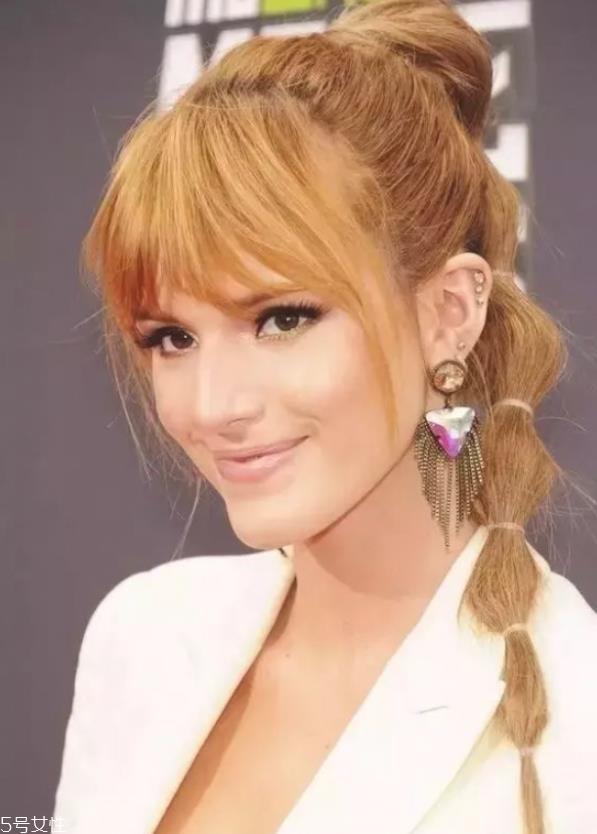 葡萄串发型怎么扎 葡萄串马尾发型图解 葡萄串发型怎么扎 葡萄串马尾发型图解