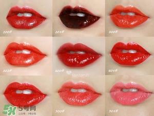 阿玛尼唇釉试色 阿玛尼唇釉试色大全集