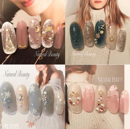 风靡日本的冬季美甲合集 blingbling小仙女