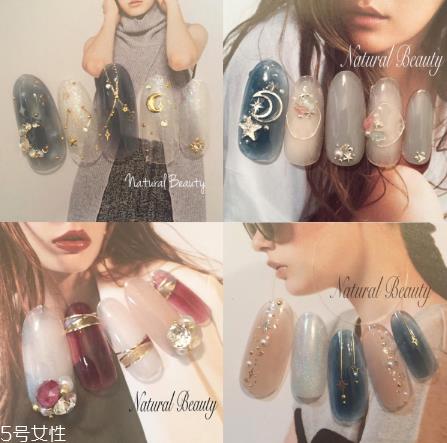 风靡日本的冬季美甲合集 blingbling小仙女