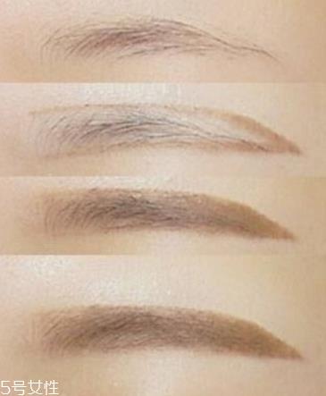 粗眉毛怎么画 画眉的技巧教程