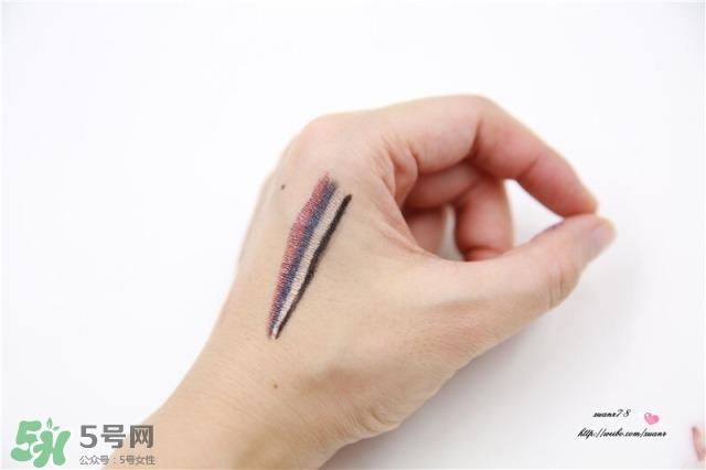 lb眼线笔色号试色 LB鲜奶油眼线笔试色图