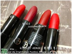 阿玛尼黑管唇膏试色 阿玛尼黑管唇膏试色图