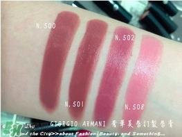 阿玛尼黑管唇膏试色 阿玛尼黑管唇膏试色图