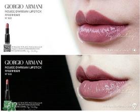 阿玛尼黑管唇膏试色 阿玛尼黑管唇膏试色图
