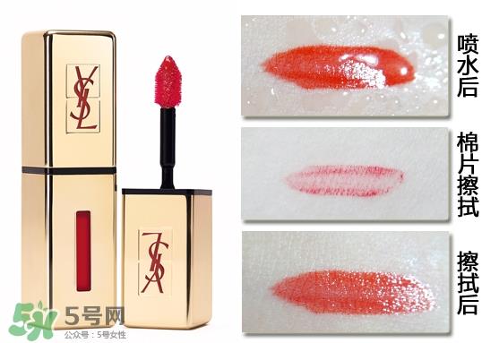 ysl纯色唇釉色号_ysl纯色唇釉试色图