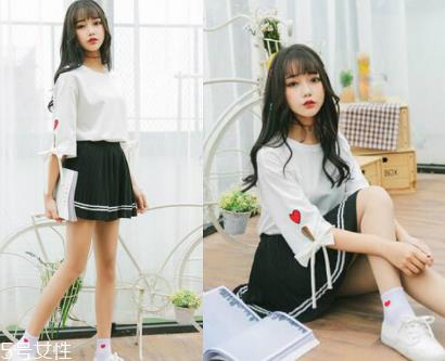 白色t恤配什么裙子？白色t恤搭配裙子图片