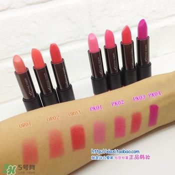 植物乐园口红唇膏色号 植物乐园口红唇膏试色