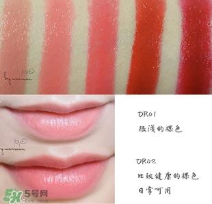 植物乐园口红唇膏色号 植物乐园口红唇膏试色