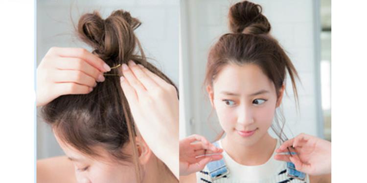 怎样扎凌乱丸子头 蓬松凌乱丸子头扎法步骤图解 怎样扎凌乱丸子头 蓬松凌乱丸子头扎法步骤图解