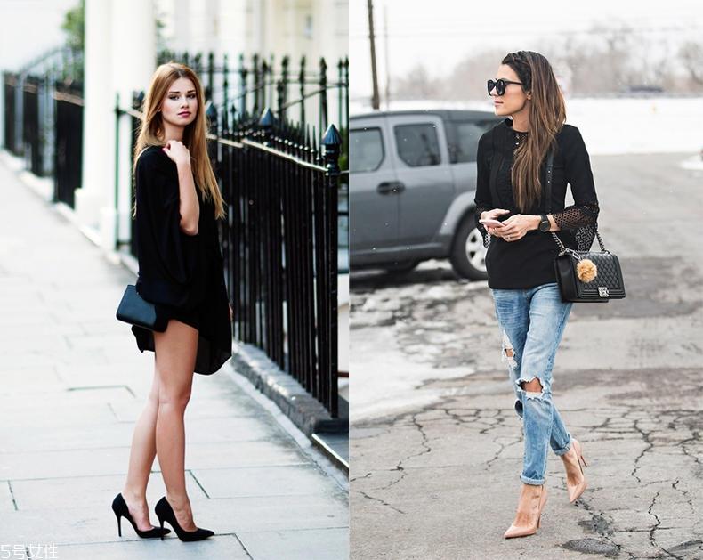 腿短粗适合穿什么鞋子？尖头高跟鞋气场两米八