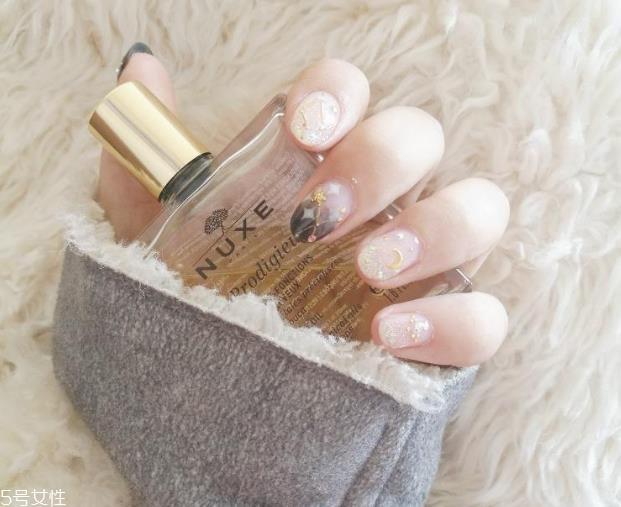 高清星月美甲图片 仙女专属星月美甲