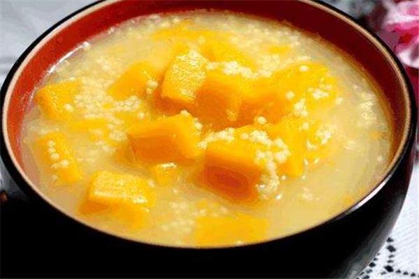 小米南瓜粥的做法 春季养生粥 小米南瓜粥的做法 春季养生粥