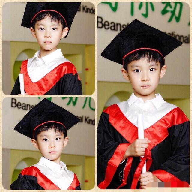 胡军儿子康康近照!9岁一副硬汉样散发着荷尔蒙,和多多郎才女貌