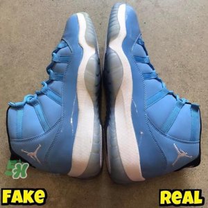 ​air jordan 11北卡蓝真假怎么分辨？aj11北卡蓝真假鉴定