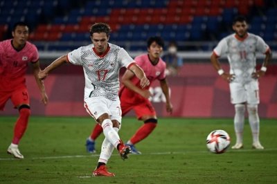 ​奥运会男子足球四强出炉 韩国梦断尼桑体育场