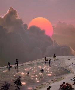 ​醉后不知天在水 满船清梦压星河