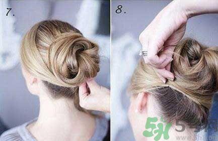 丸子头扎法步骤图解.jpg 丸子头扎法步骤图解.jpg