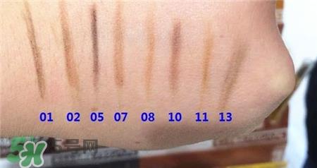 excel眉笔色号 excel眉笔试色 excel眉笔色号 excel眉笔试色