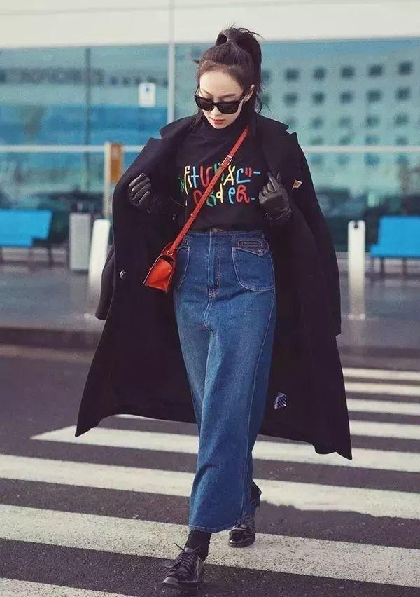 24套黑色大衣搭配指南,适合18岁-35岁女生,时髦高级有气场