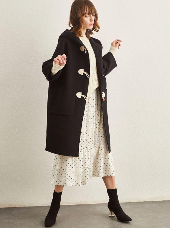 24套黑色大衣搭配指南,适合18岁-35岁女生,时髦高级有气场