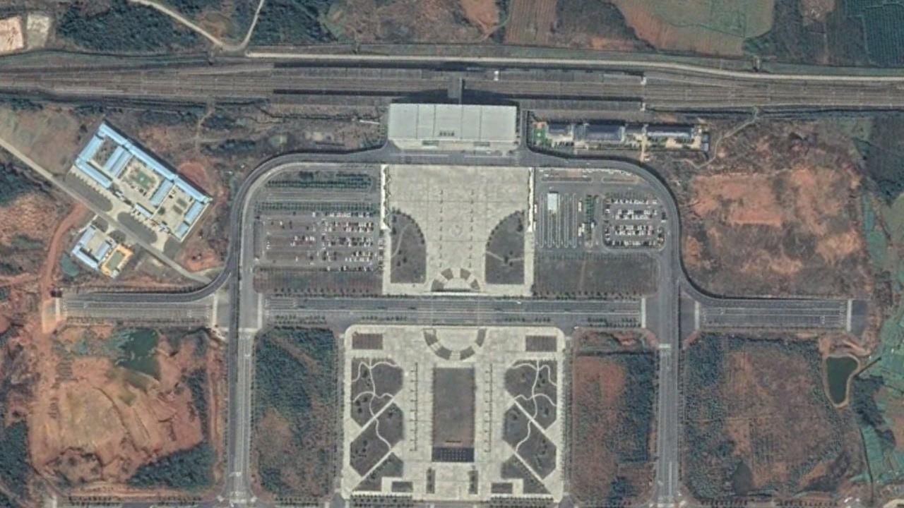 航拍高铁G1480次（长沙南-九江）各车站，途经萍乡、南昌