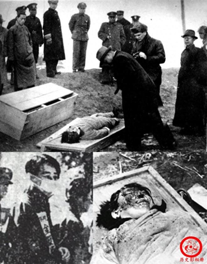 一组川岛芳子罕见老照片：图四养父把她玷污，图八是其枪决现场