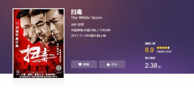 ​扫毒三部曲：张家辉、刘青云、古天乐、郭富城、刘德华