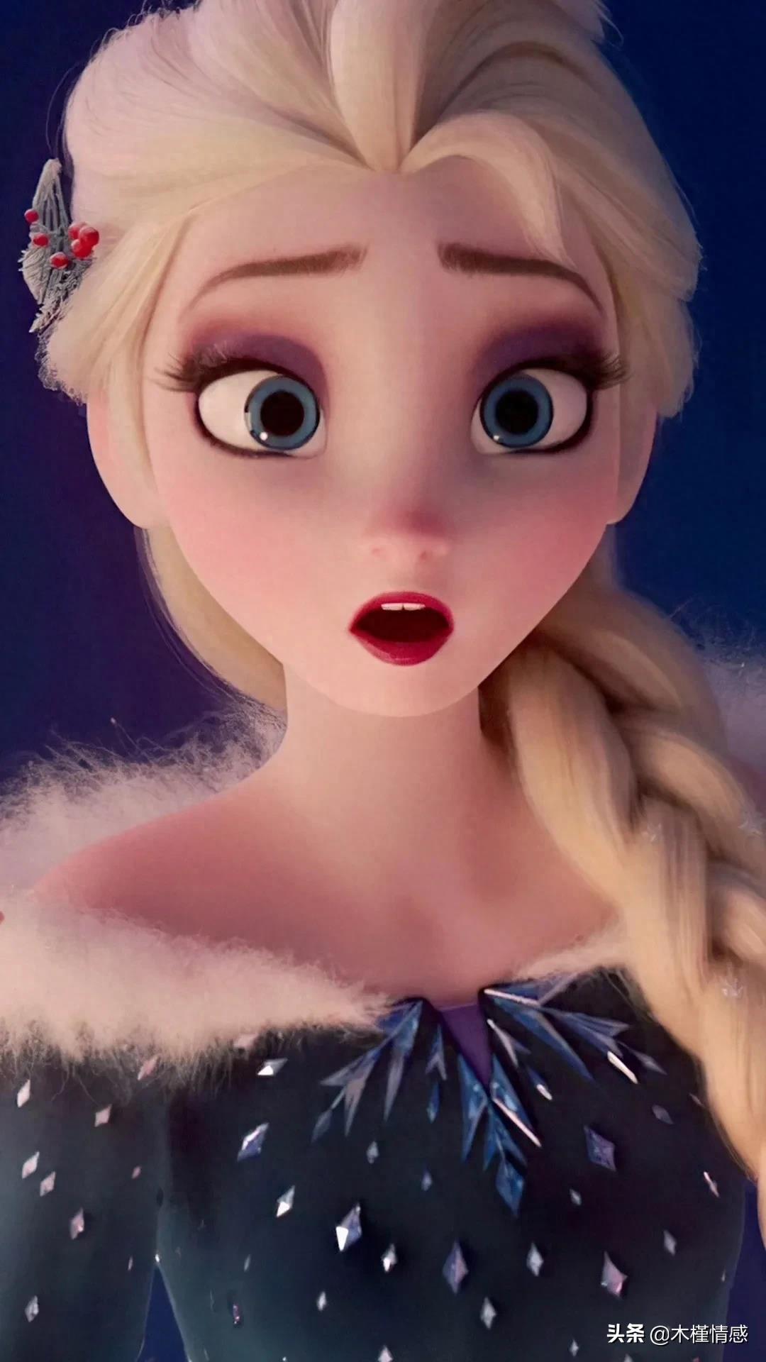 《冰雪奇缘》背景图，赶快收藏吧