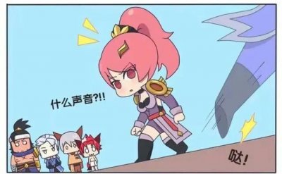 ​王者荣耀漫画：兰陵王抱住了花木兰，不过这姿势容易让人误会啊
