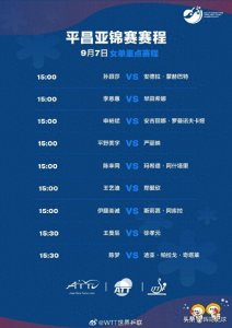 ​乒乓球亚锦赛赛程！附女单+女双+混双决赛时间表及对阵图最新一览
