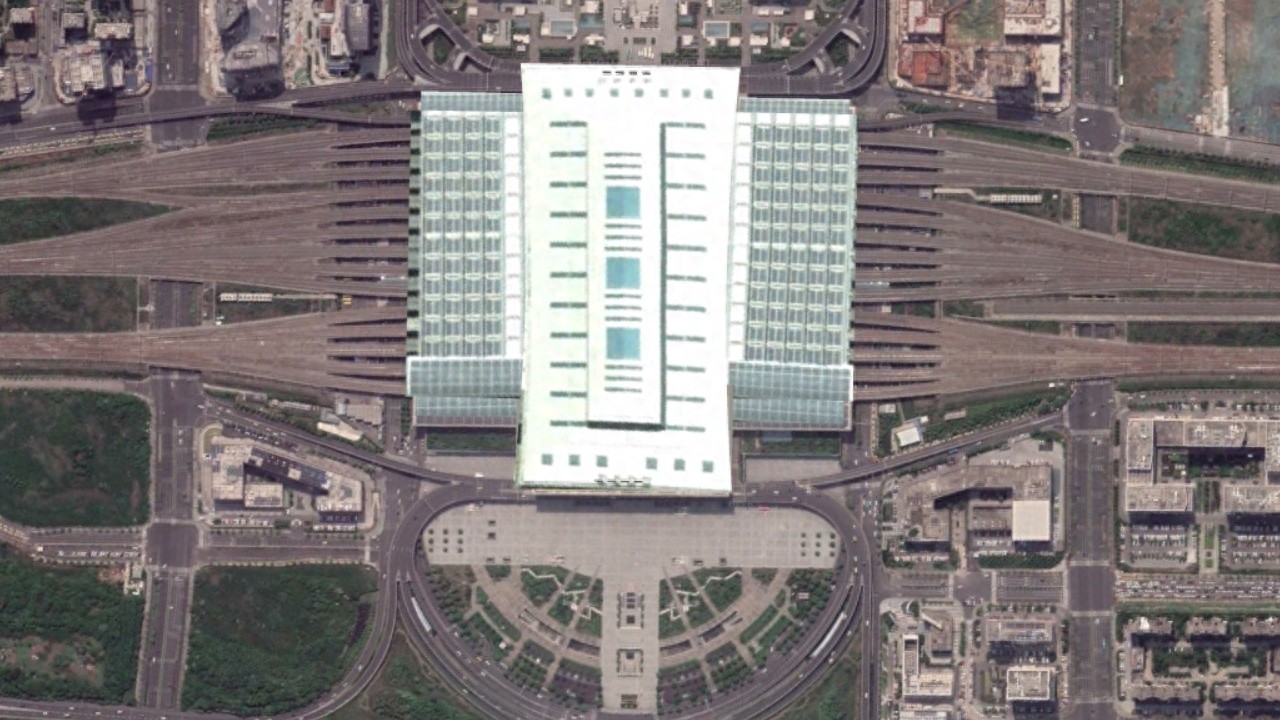 航拍高铁G222次（上海-青岛北）各车站，途经上海、江苏和山东