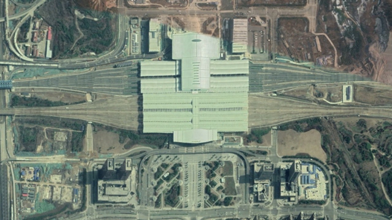 航拍高铁G222次（上海-青岛北）各车站，途经上海、江苏和山东