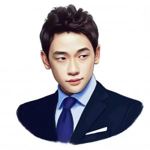 ​阳光帅气潇洒的手绘头像，看起来干净利索还大方，这种头像谁不爱