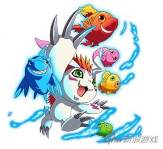 ​《进化吧数码兽》哥玛兽图鉴介绍 水中宠儿