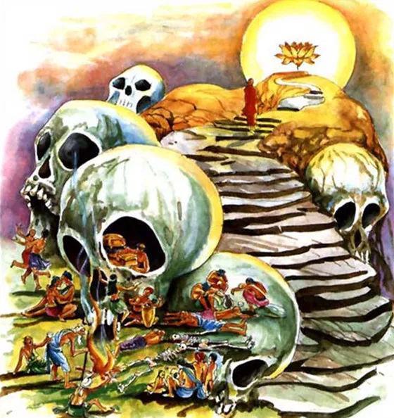 三恶道详解，不可不知！通灵僧人观人群98-99%死后将堕三恶道