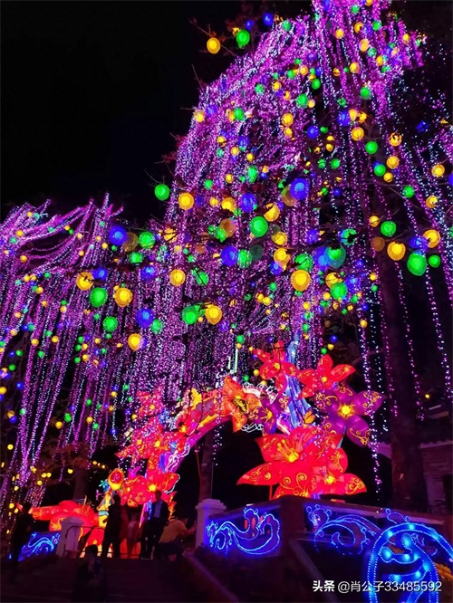 2020惠州西湖花灯会美爆了