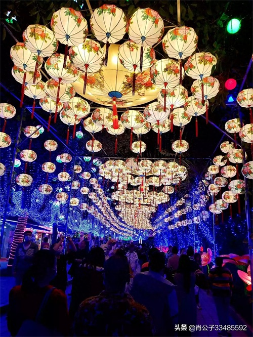 2020惠州西湖花灯会美爆了