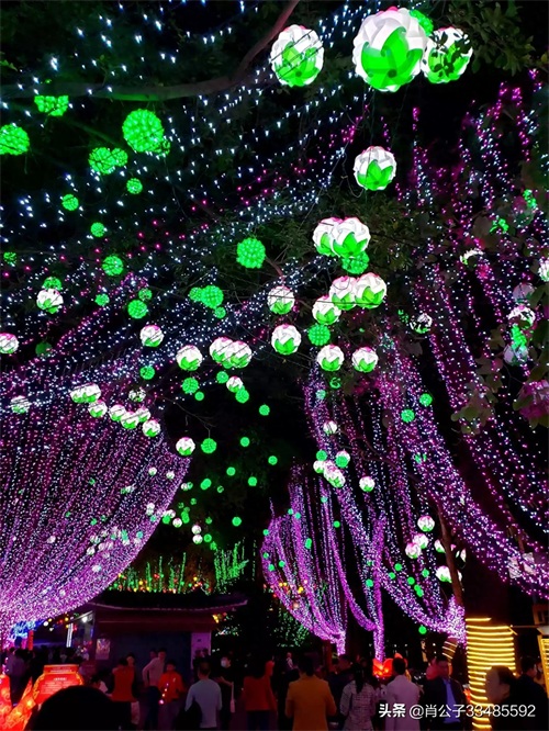 2020惠州西湖花灯会美爆了