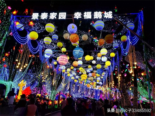 2020惠州西湖花灯会美爆了