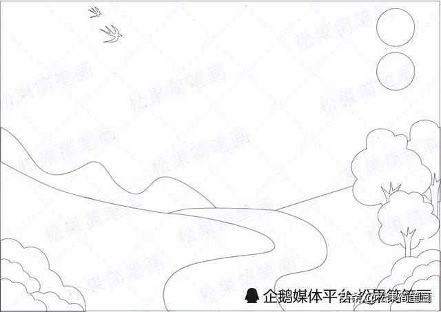 清明节手抄报模板好看（漂亮又简单的清明节手抄报模板）(2)