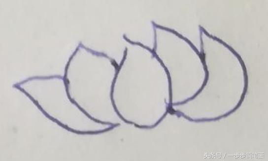荷花怎么画简笔画步骤图解（少儿简笔画一学就会）(3)