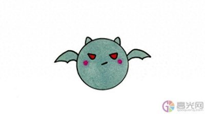 ​万圣节蝙蝠怎么画