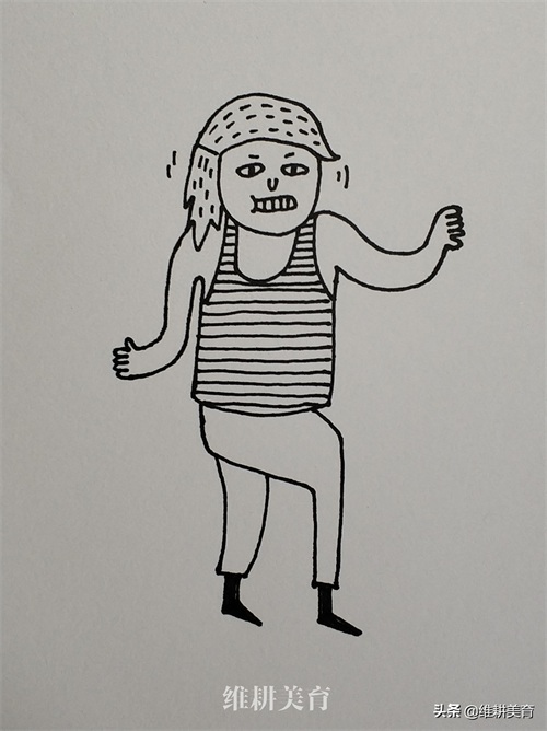 简笔插画小孩(附步骤图)