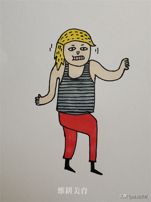 简笔插画小孩(附步骤图)