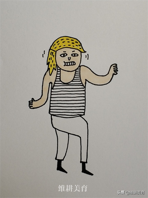 简笔插画小孩(附步骤图)