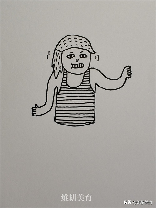 简笔插画小孩(附步骤图)